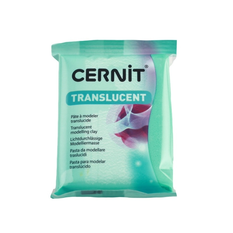 Pâte CERNIT 56g : Translucid Emeraude Pâte CERNIT 56g : Translucid Emeraude