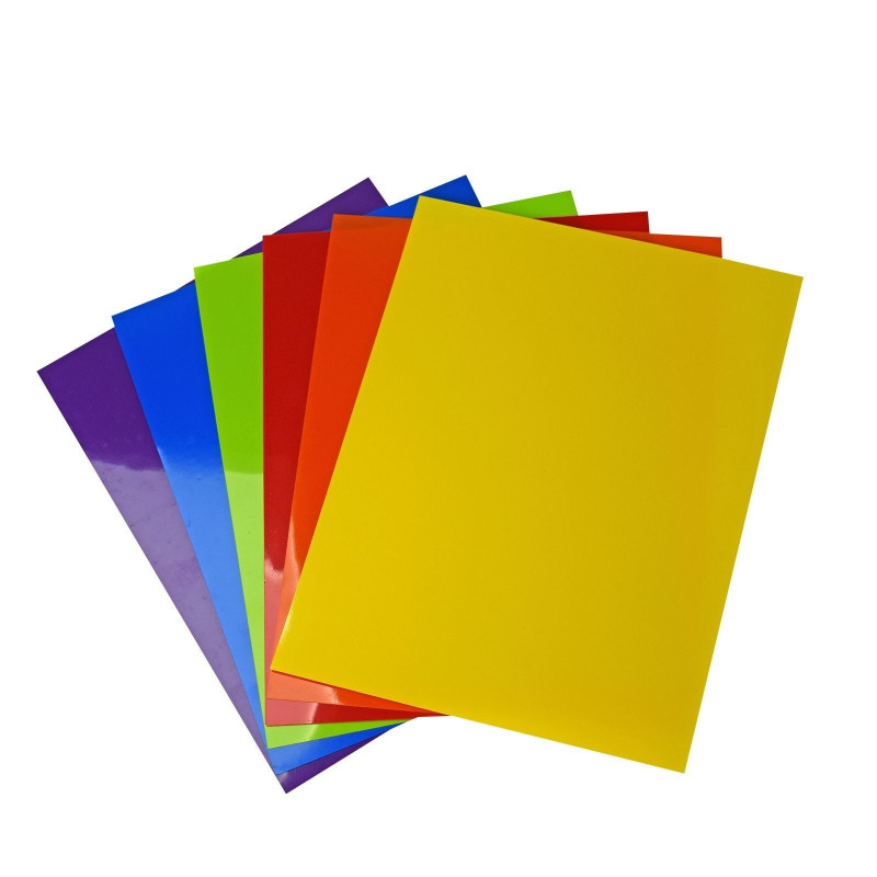 Feuille de plastique fou : coloré Feuille de plastique fou : coloré