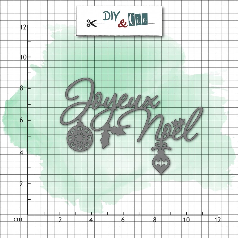 Die : DIY And Cie : Joyeux Noel v2 Die : DIY And Cie : Joyeux Noel v2