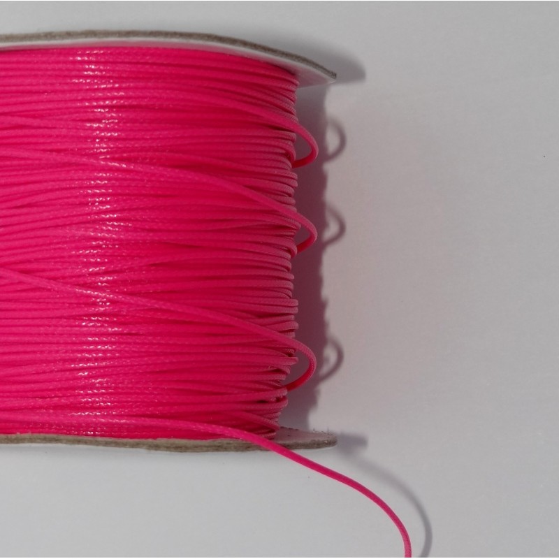 Coton ciré : Rose bonbon Coton ciré : Rose bonbon