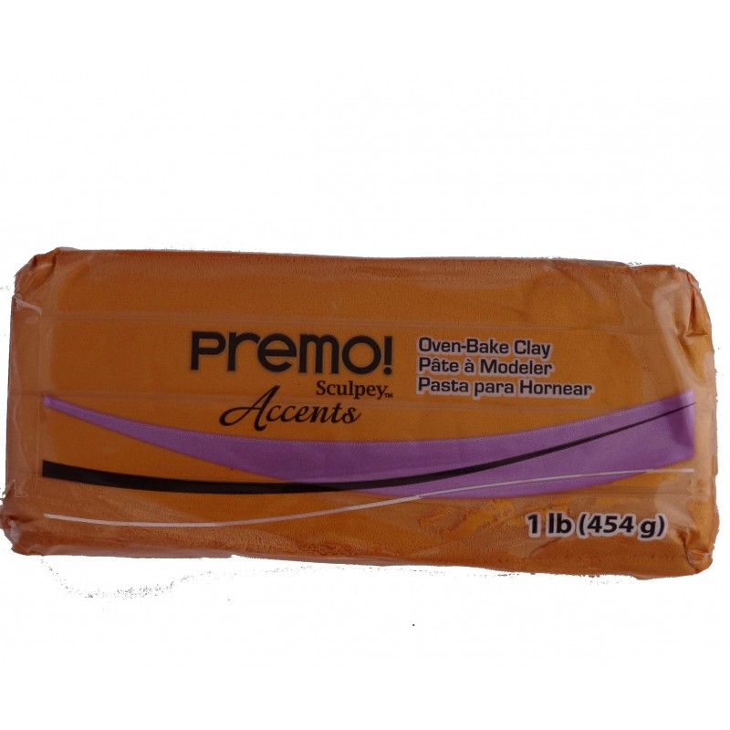 Pâte polymère Pate premo : or 454g Pâte polymère Pate premo : or 454g