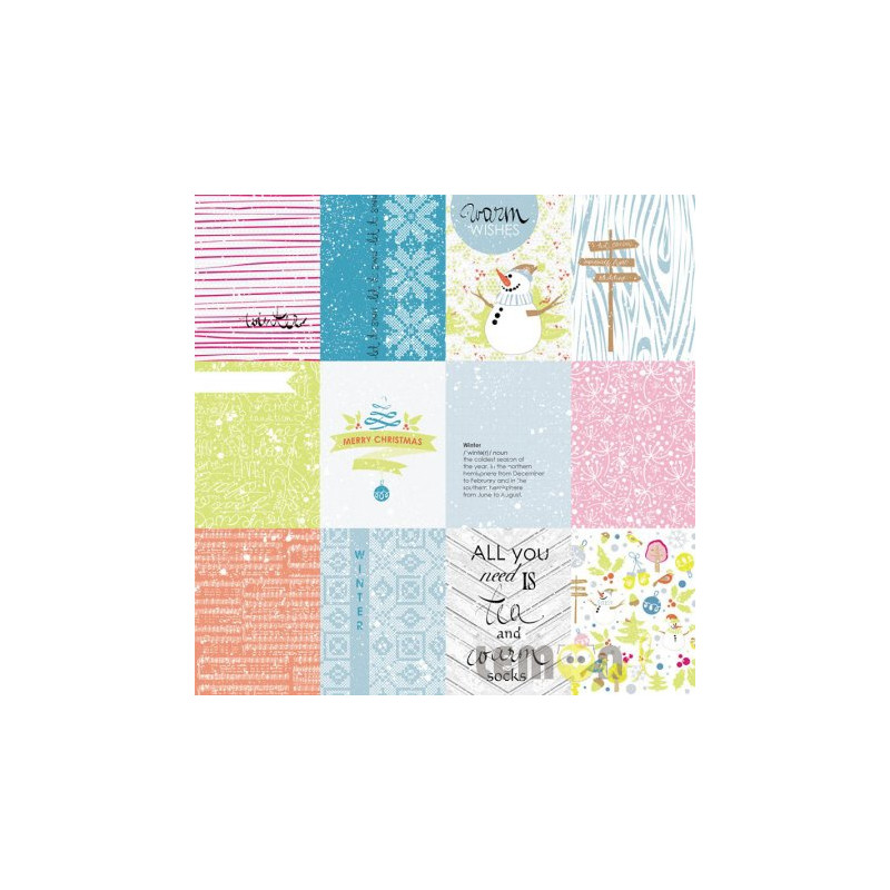 Papier Lemon Owl : Cozy Winter : Mini cartes Papier Lemon Owl : Cozy Winter : Mini cartes