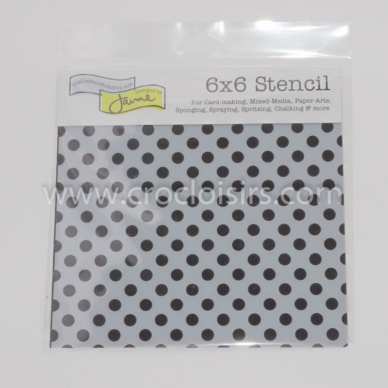Stencil 6x6 : Swiss dot Stencil 6x6 : Swiss dot