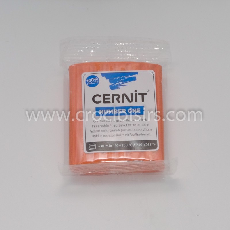 Pâte CERNIT 56g : Corail Pâte CERNIT 56g : Corail