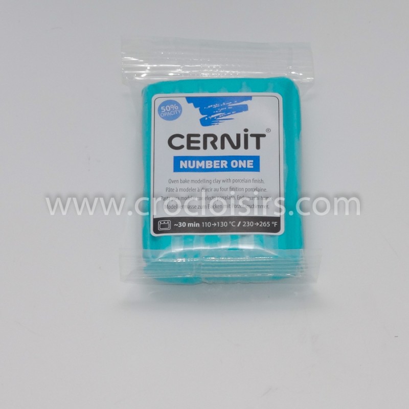Pâte CERNIT 56g : Bleu Turquoise Pâte CERNIT 56g : Bleu Turquoise