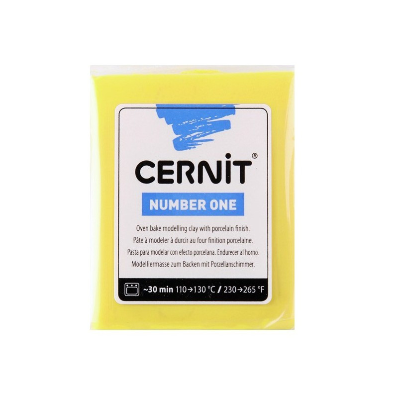 Pâte CERNIT 56g : Jaune citron Pâte CERNIT 56g : Jaune citron
