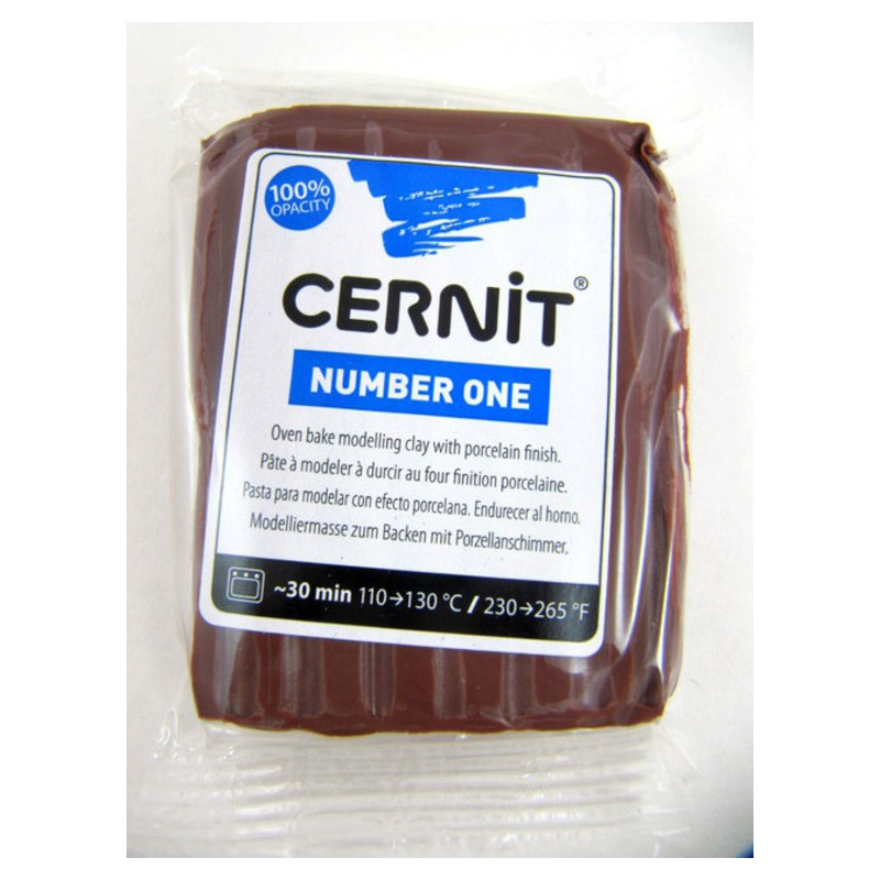 Pâte CERNIT 56g : Brun Pâte CERNIT 56g : Brun