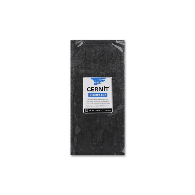 Pâte CERNIT 500G : Noir Pâte CERNIT 500G : Noir