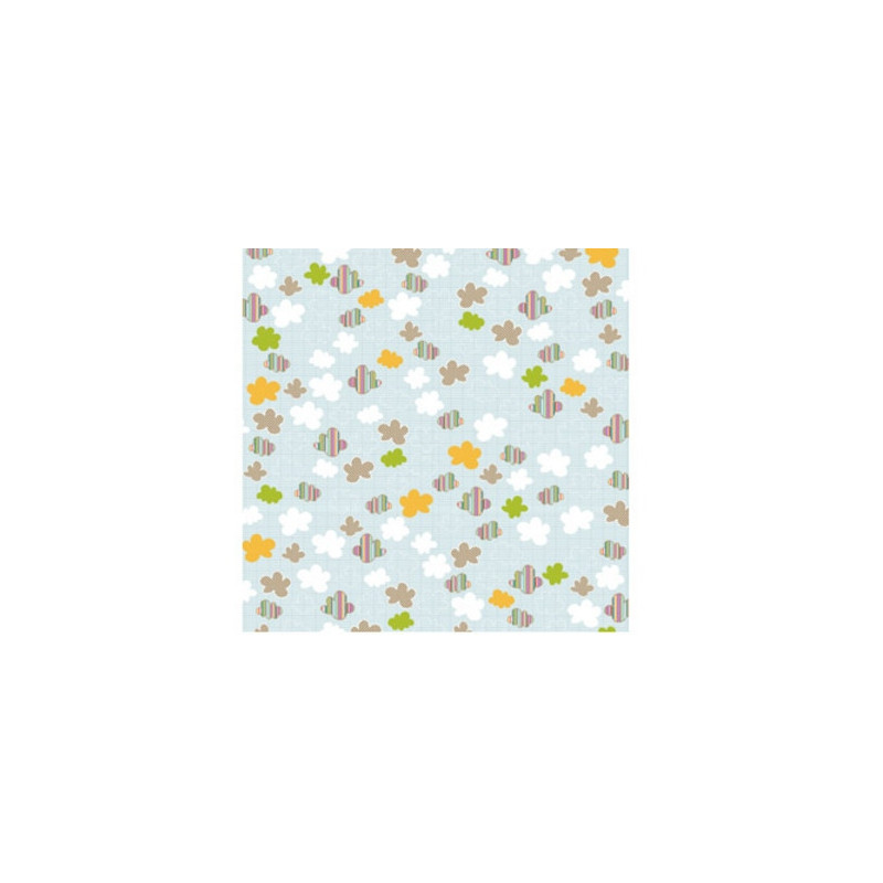 Tissus autocollant : Plic & Ploc : Nuages Tissus autocollant : Plic & Ploc : Nuages