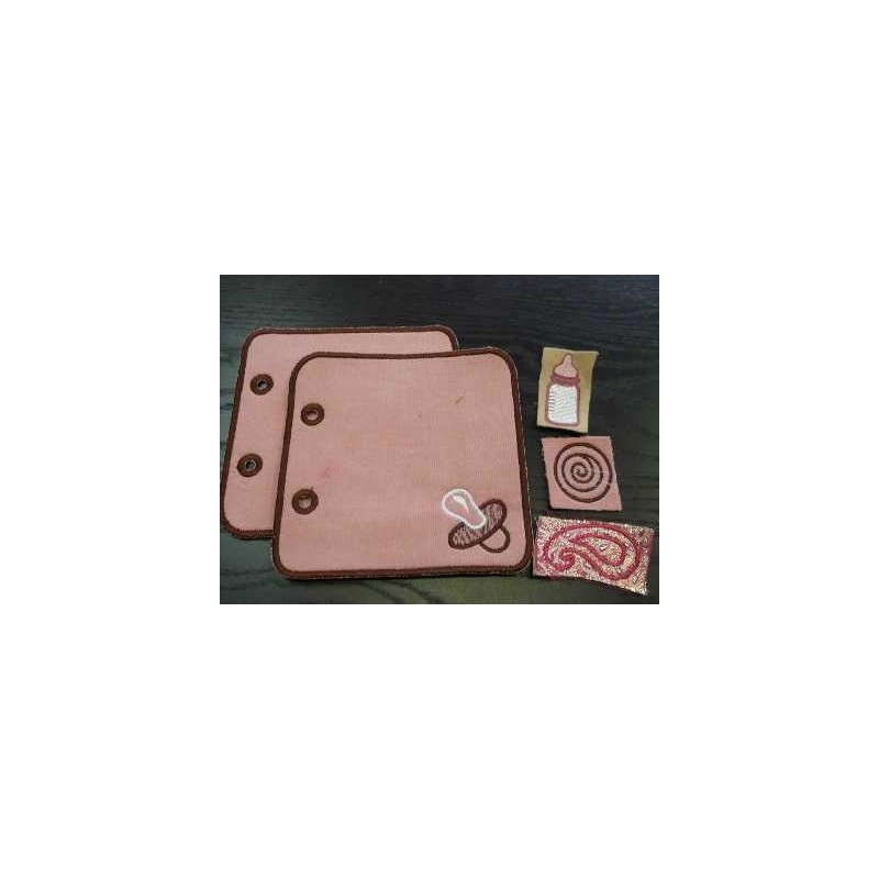 Kit Dame de Kit : Album + 3 broderies Kit Dame de Kit : Album + 3 broderies