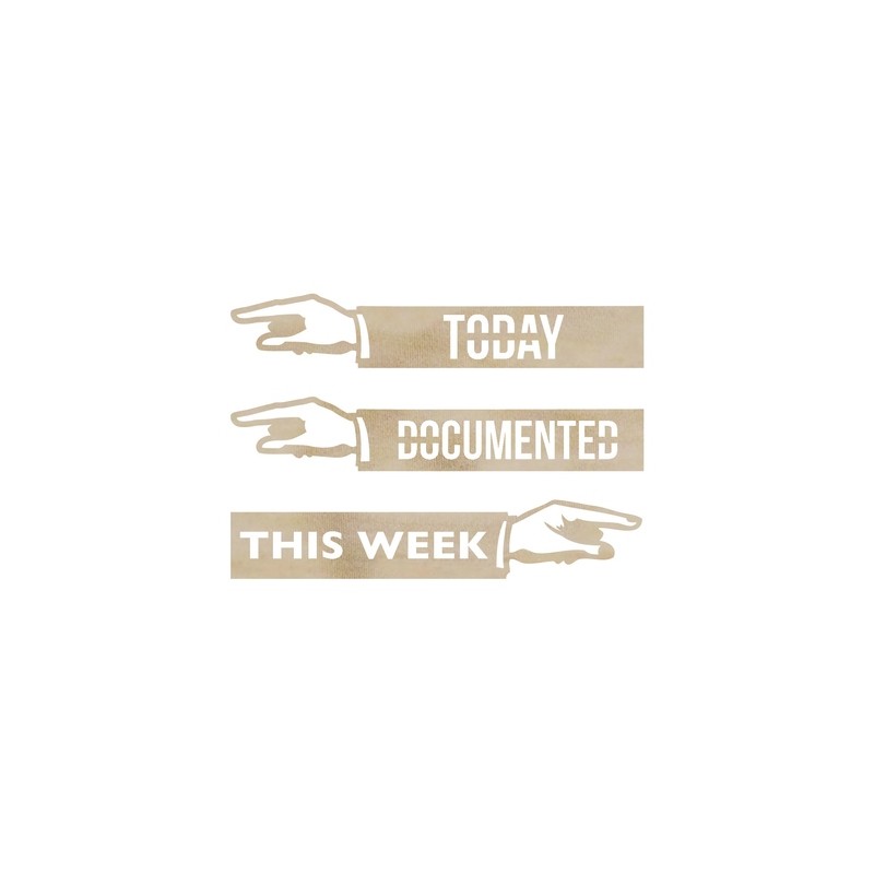Embellissement en bois Kaisercraft : Stationery Embellissement en bois Kaisercraft : Stationery