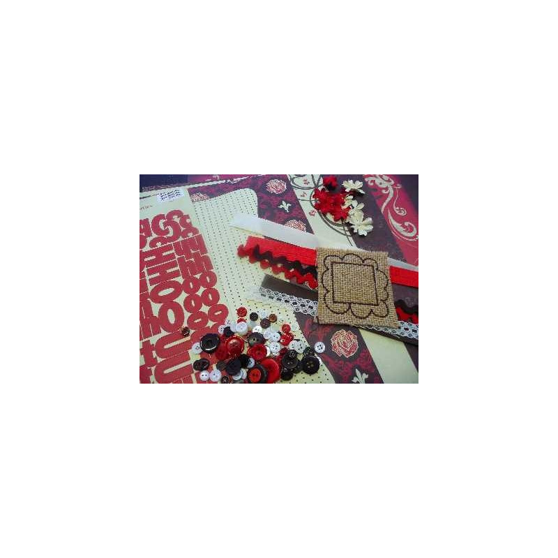 Kit de scrap : Chocolate and Cherries Kit de scrap : Chocolate and Cherries
