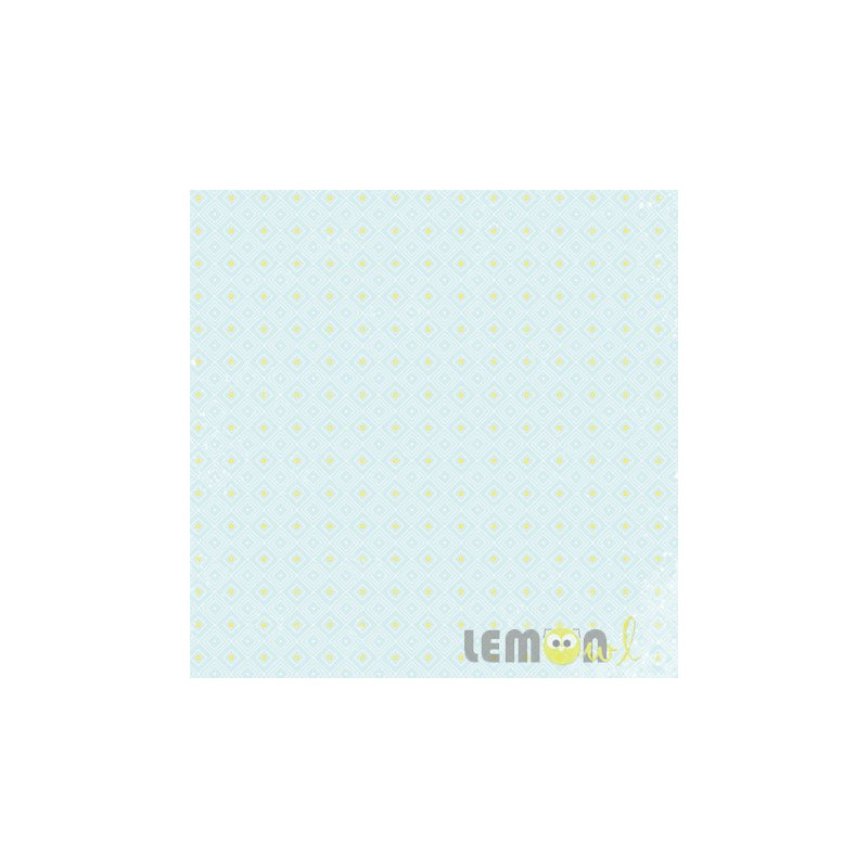 Papier Lemon Owl : Around the corner : Sky blue 04 Papier Lemon Owl : Around the corner : Sky blue 04