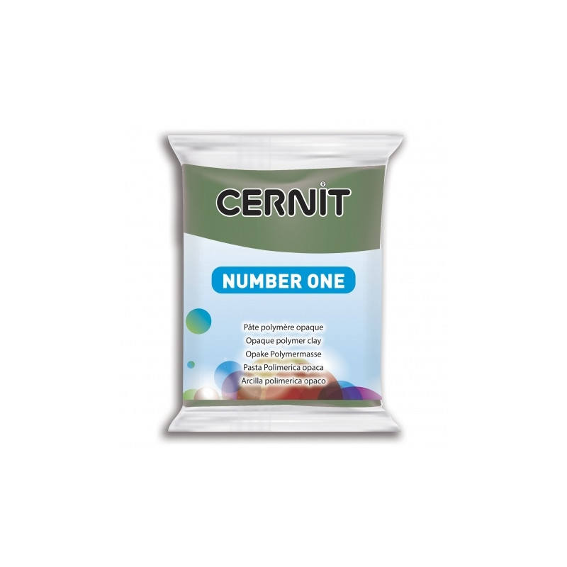 Pâte CERNIT 56g : Vert Olive Pâte CERNIT 56g : Vert Olive