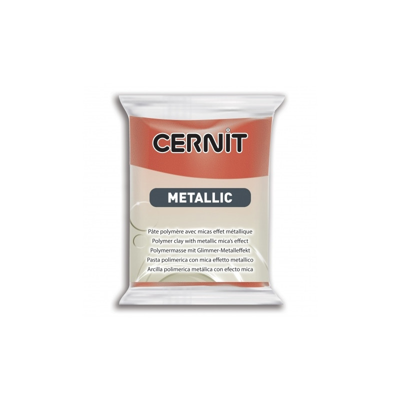 Pâte CERNIT 56g : Metallic Cuivre Pâte CERNIT 56g : Metallic Cuivre