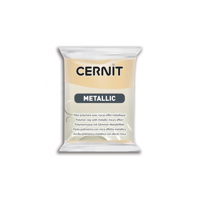 Pâte CERNIT 56g : Metallic Champagne Pâte CERNIT 56g : Metallic Champagne