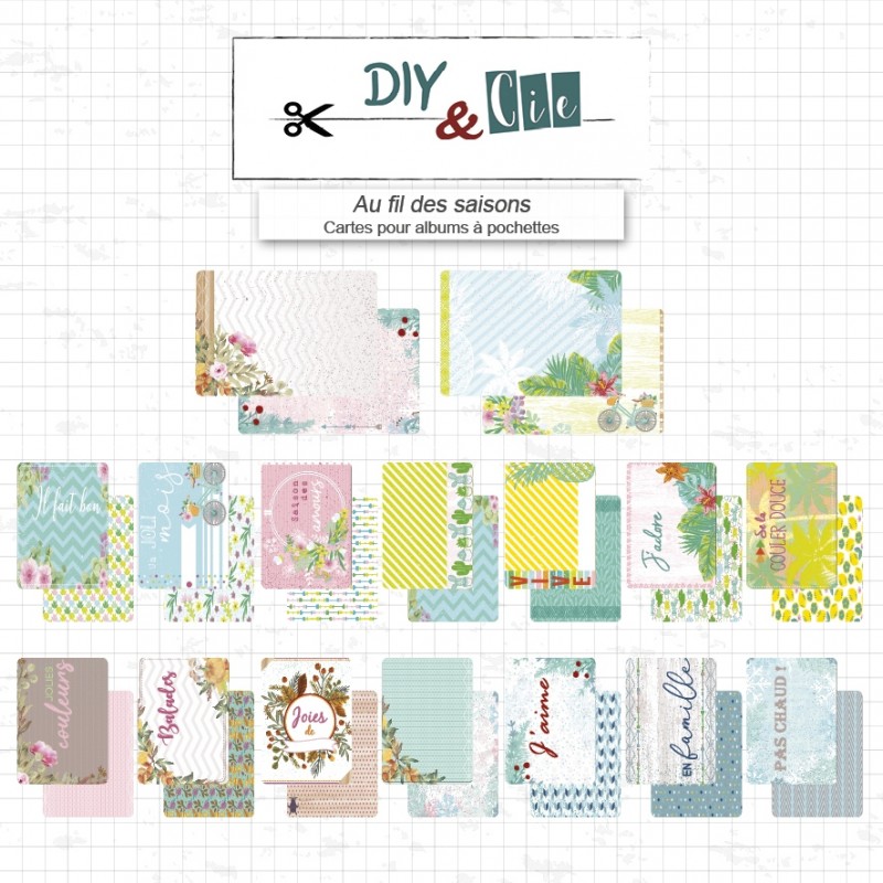 Cartes de Project Life : Au fil des saisons Cartes de Project Life : Au fil des saisons