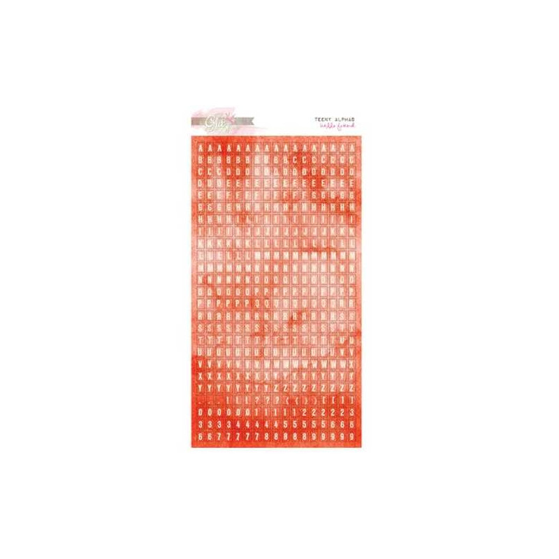 Stickers Alphabet : Coral Stickers Alphabet : Coral