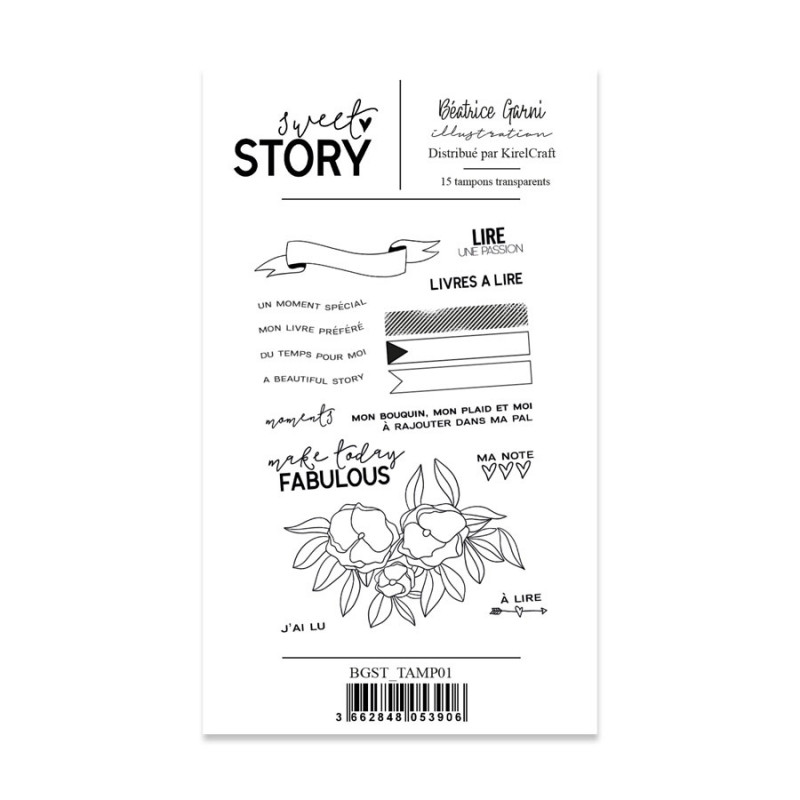 Tampons 1 Sweet story - Béatrice Garni Tampons 1 Sweet story - Béatrice Garni