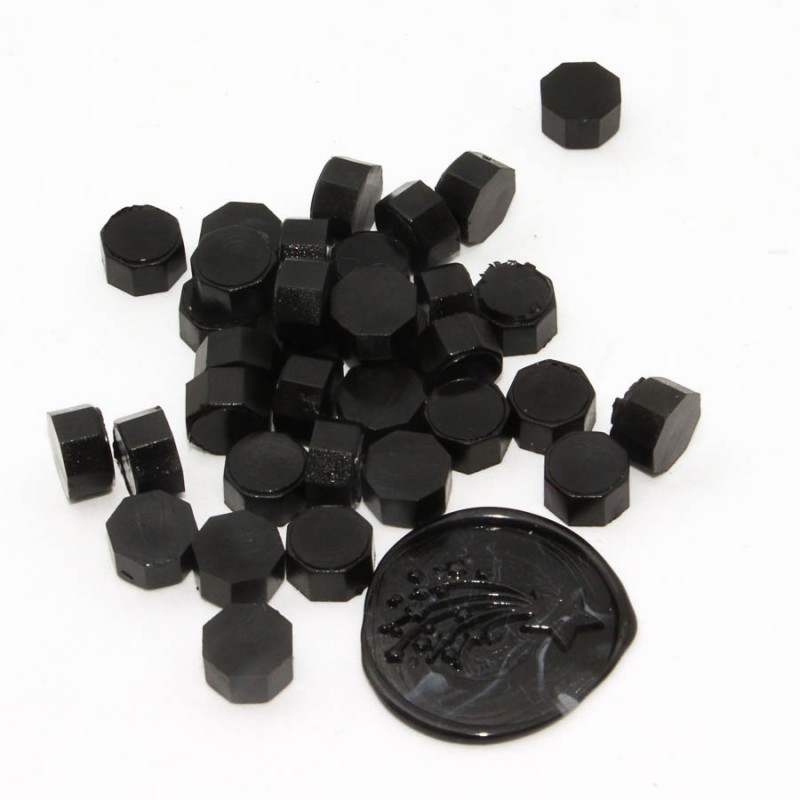 Pastilles de cire : Noir - DIY and Cie Pastilles de cire : Noir - DIY and Cie