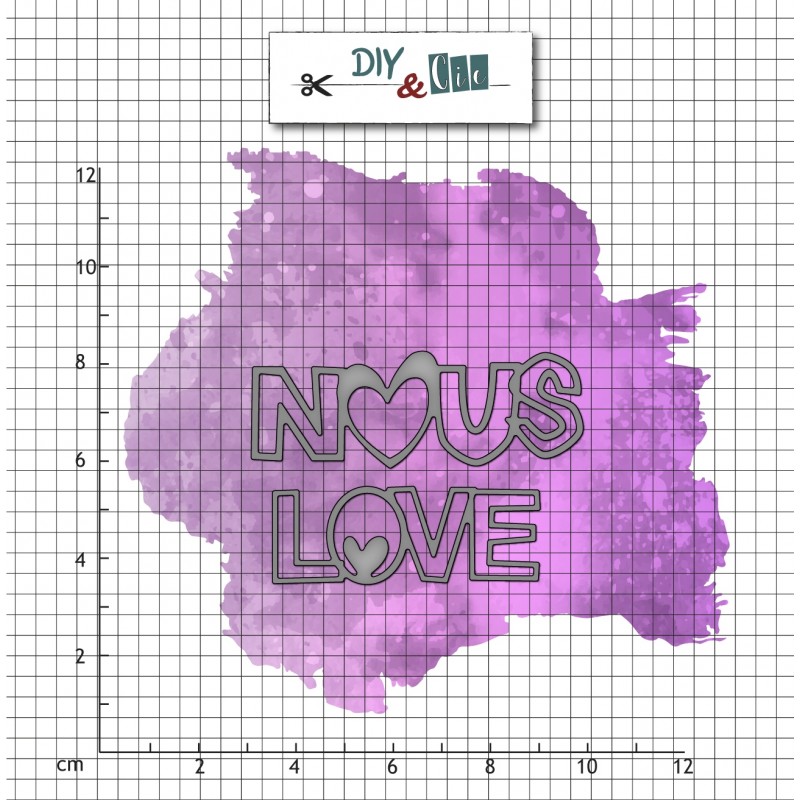 Set de dies : NOUS - DIY and cie Set de dies : NOUS - DIY and cie