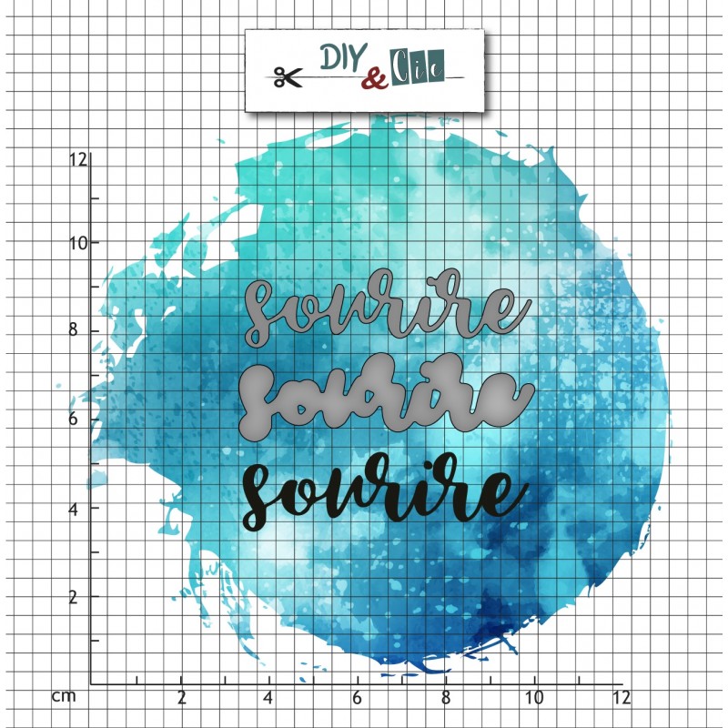 Duo die/tampon clear : sourire - DIY and Cie Duo die/tampon clear : sourire - DIY and Cie