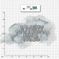 Set de dies : Joyeux noel v3 - DIY and Cie 